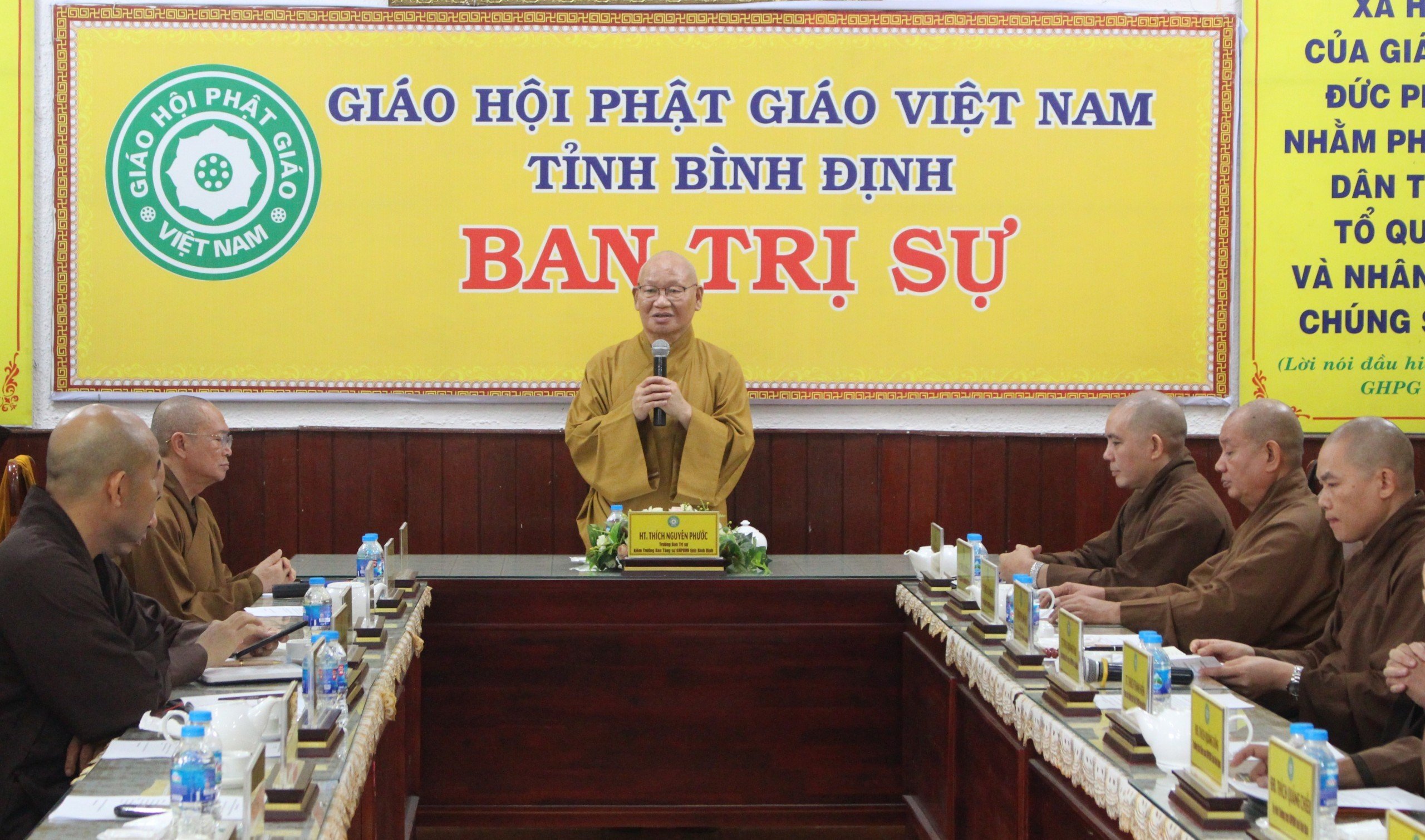 Ban Thường trực Ban Trị sự GHPGVN tỉnh họp thường kỳ
